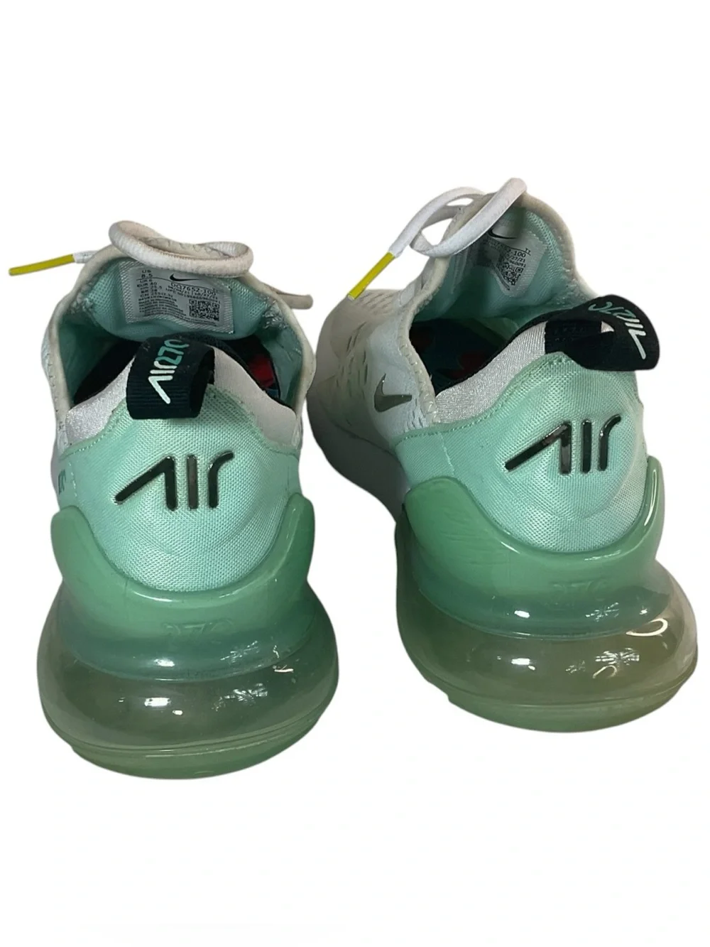 Nike Women’s Air Max 270 White Mint Green Athletic Sneakers